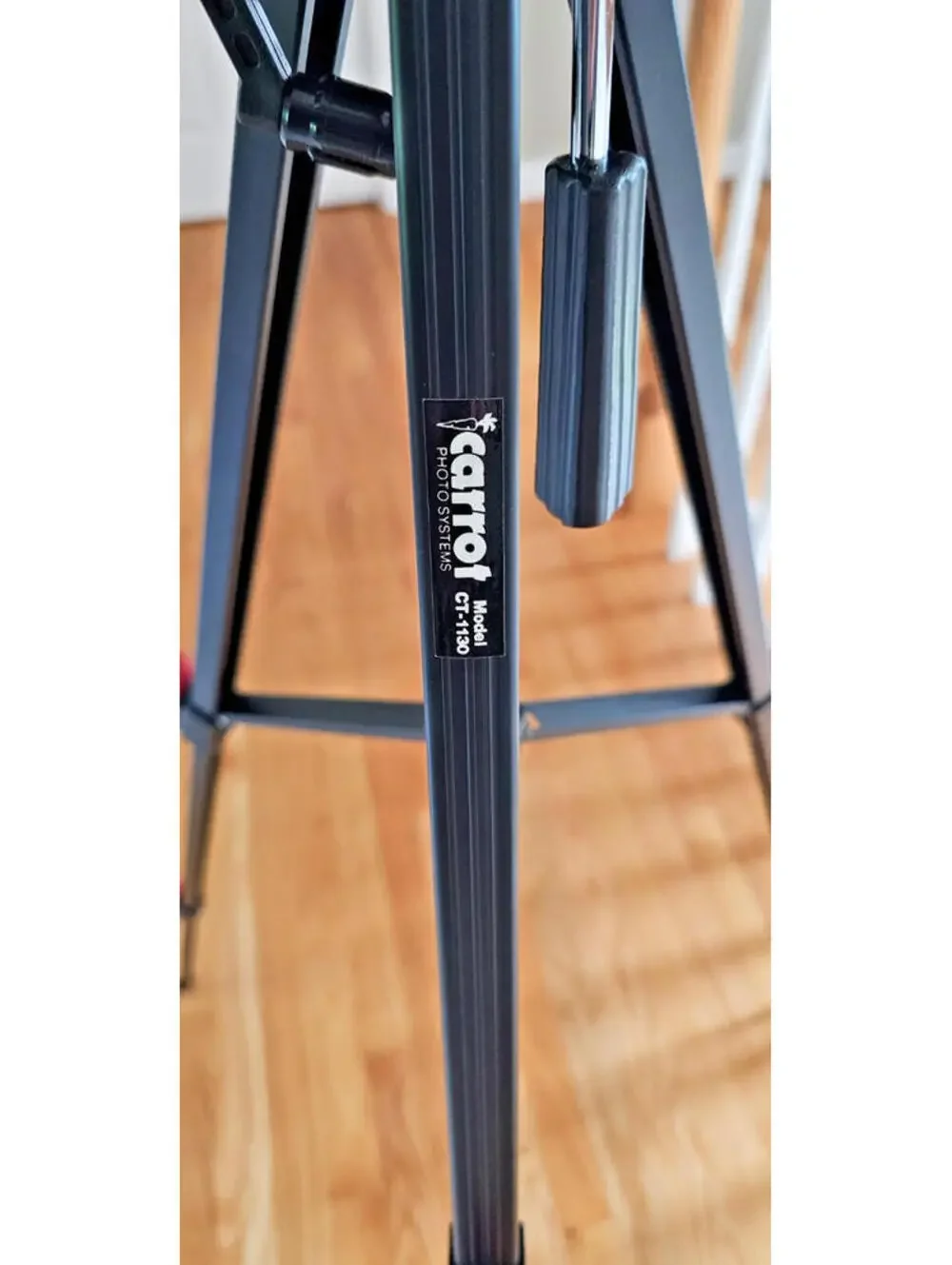 Carrot CT-1130 lightweight telescoping Photographic camera Black Tripod